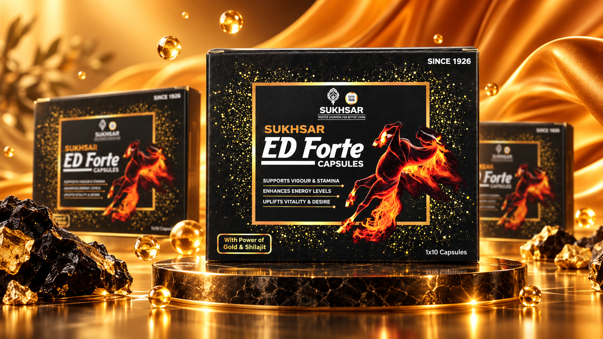 Supporting Men’s Vitality the Ayurvedic Way with Sukhsar ED Forte